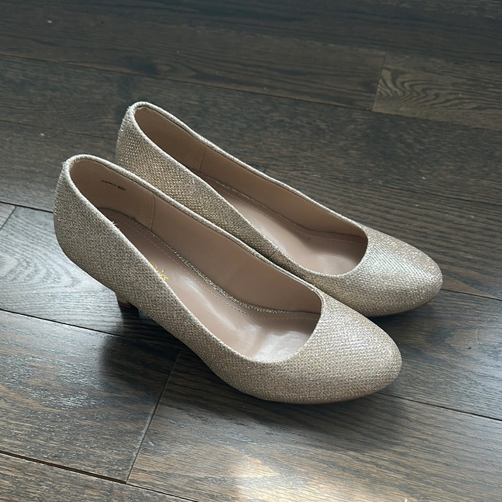 Elegant Beige Women's Heels